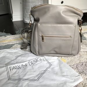 Original FAWN DESIGN Diaper Bag - GRAY